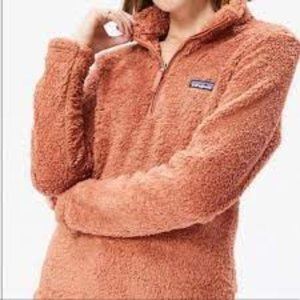 Patagonia Los Gatos Fuzzy Quarter Zip in Century Pink